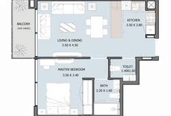 1 bedroom apartment